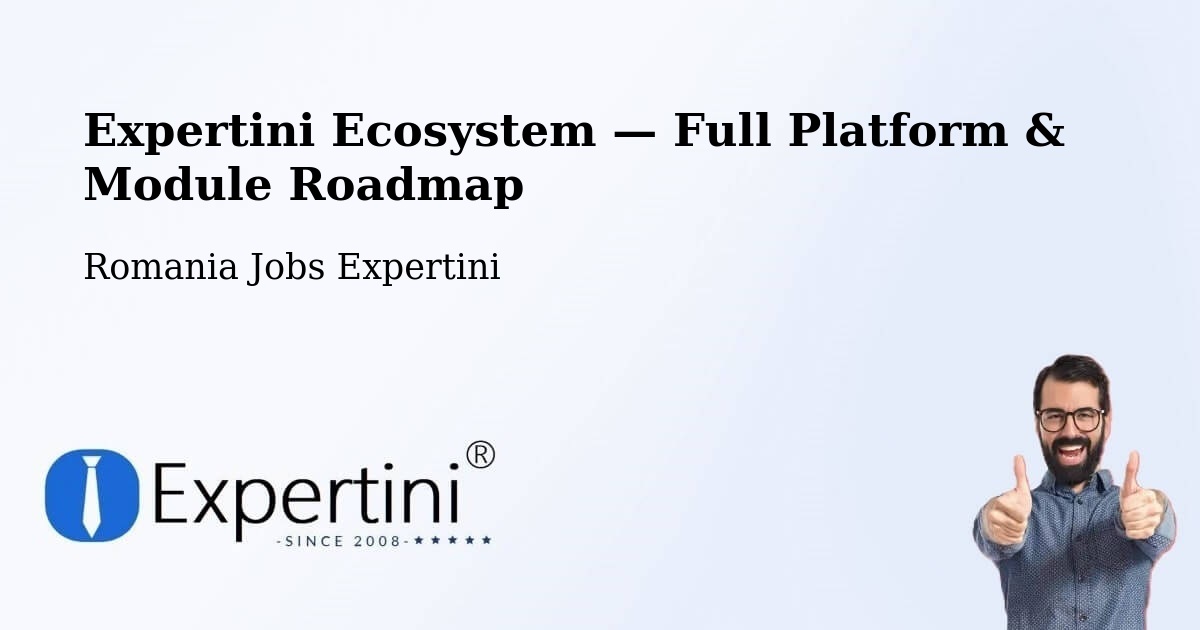 Expertini Ecosystem — Full Platform & Module Roadmap – Străoane